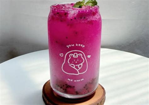 Resep Yakult Dragon Fruit Soda Oleh Febriyana Ig Febbriyana Cookpad