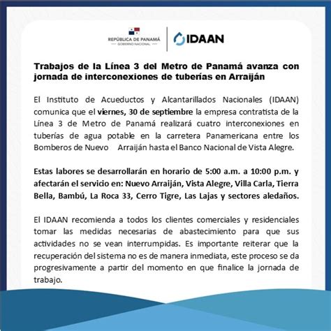 Idaan On Twitter Panam Oeste Trabajos De La L Nea Del Metro De