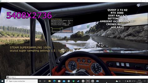 Dirt Rally Vr Hz Quest Oculus Supersampling Rtx