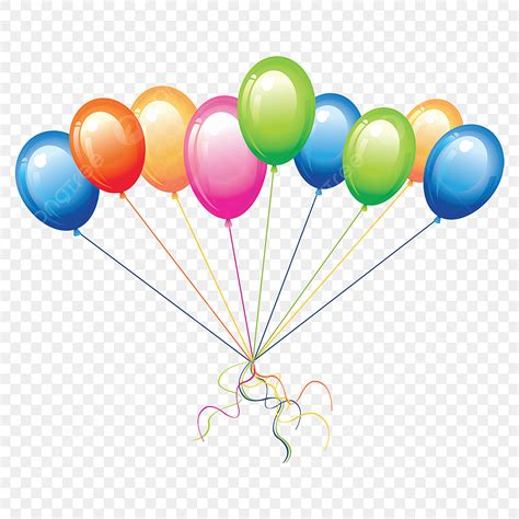 Gambar Balon Warna Warni Clipart Balon Abstrak Adha Png Dan Vektor