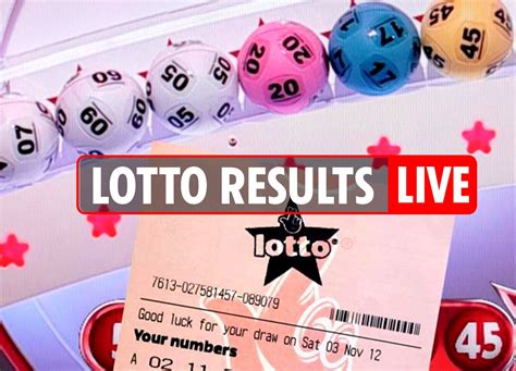 Lotto Results Live National Lottery Numbers And Thunderball Draw