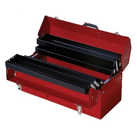 Shop International Tool Storage 21.25-in Red Steel Lockable Tool Box at ...