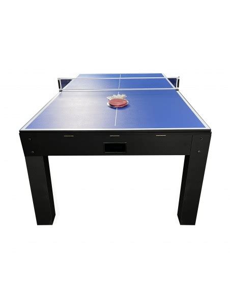 Table Manger Multi Jeux Ft Billard Air Hockey Et Ping Pong