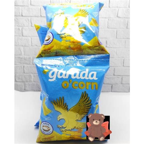 Jual Garuda O Corn Sea Salt Renceng 21 Gram Isi 10 Pcs Shopee Indonesia