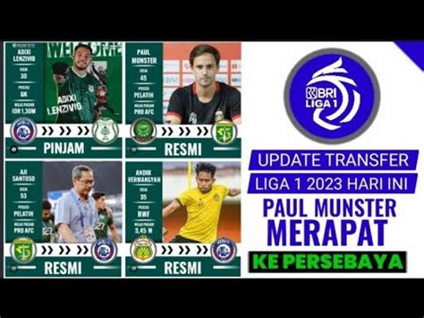 Berita Terpanas Liga Hari Ini Paul Munster Merapat Ke