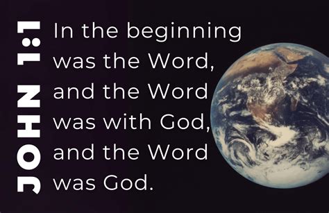 The Extraordinary Meaning Of John 1:1 (in the beginning was the word)