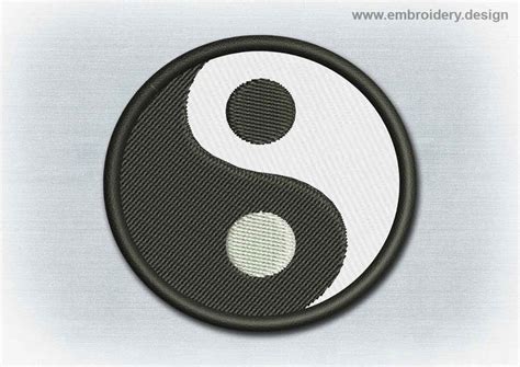 Yoga And Mandala Patch Yin Yang