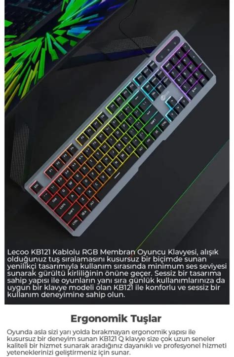 Lenovo Lecoo Kb Kl Klavye Masa St Bilgisayar