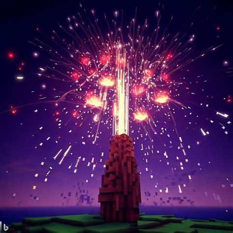 How To Make Fireworks And Add Colors To Them In Minecraft