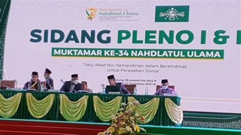 Begini Aturan Main Pemilihan Ketum Pbnu Di Muktamar Nu Ke Lampung