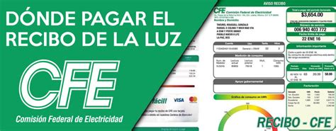 Donde Puede Pagar El Recibo De Luz De La CFE2023