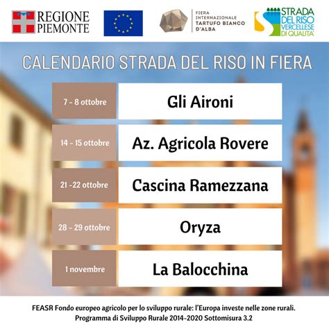 La Strada Del Riso Piemontese Di Qualit Alla Fiera Internazionale