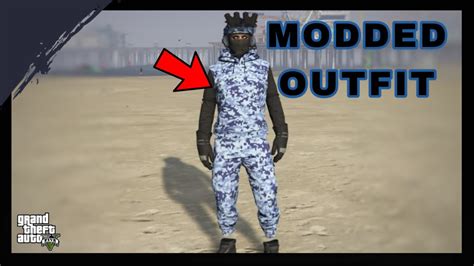 Gta Online Male Modded Ripped Shirt Glitch Outfit With Cargo