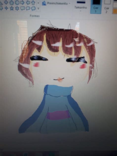 Desenho No Computador Wiki Frisk Br Chan Amino