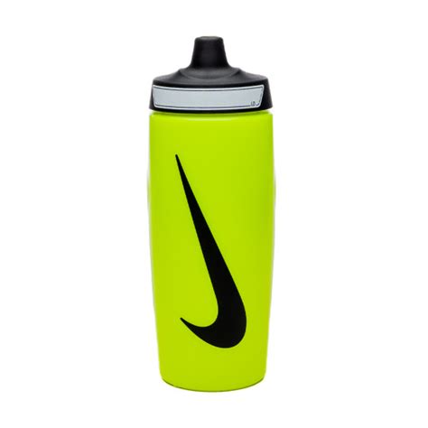 Botella Nike Refuel Grip 18 Oz Volt Black Black Basketball Emotion