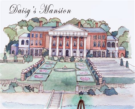 Gatsbys Mansion Drawing