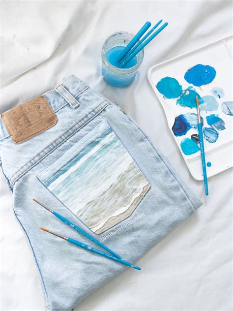 Denim Painting How To Heat Set Kessler Ramirez Art Travel