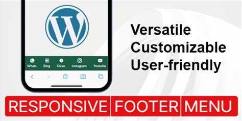 Responsive Footer Menu Mobile Wordpress By Arasoft Codester