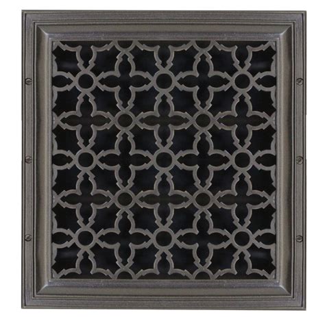 Decorative Return Air Vent Covers - Tuscan Steel Designs Bronze Series ...