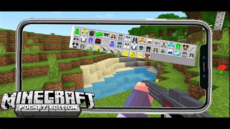 Tech Guns Mod For Minecraft Pe Minecraft Bedrock Youtube