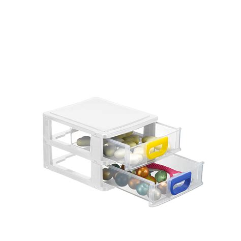 Gaveteiro Micro Organizador De Mesa Porta Tudo 2 Gavetas Monte Libano