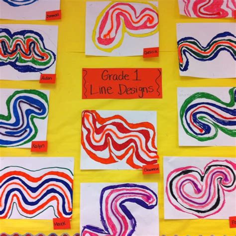 Lines In Motion Movement Rhythm Pattern Focal Point Elementary