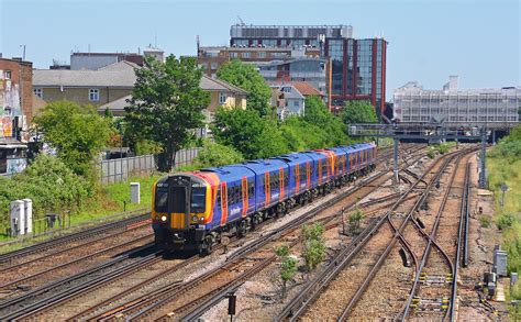 Swr Class 450 Wimbledon Units 450031 And 450092 Have Just  Flickr