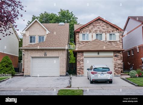 Toronto Semi Detached Homes Stock Photo Alamy