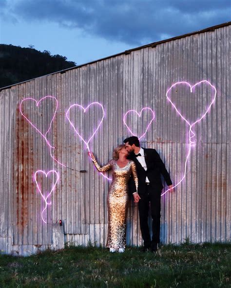 11 Neon Wedding Signs That Lit Up Real Receptions Martha Stewart Weddings