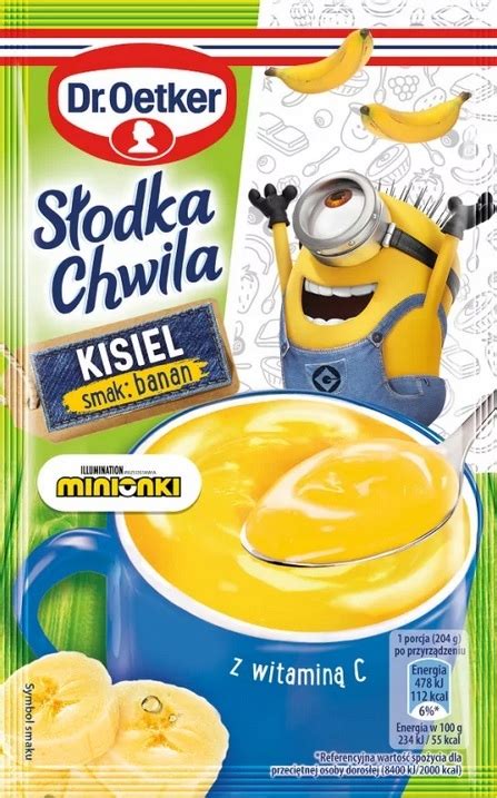 Dr Oetker S Odka Chwila Kisiel Banan Minionki G Allegro Pl