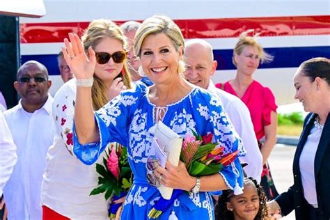 The King And Queen Of The Netherlands And The Princess Of Orange Visit