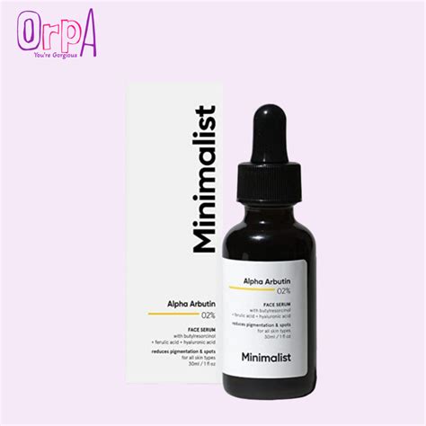 Minimalist Alpha Arbutin Serum Ml Orpa