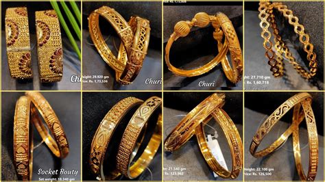 Latest Gold Bangles Designs With Weight And Price Daily Wear Gold