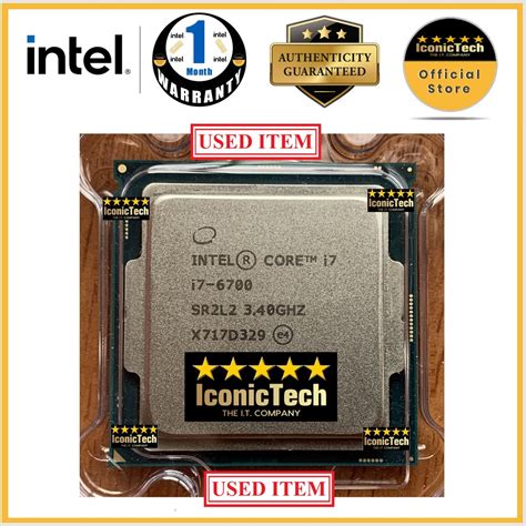 Used Item - - Intel Core i7-6700 6th Gen LGA 1151 Processor Skylake ...