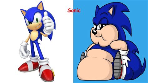 Sonic As Fat Sonic In Real Life Sonic As Monsters Youtube