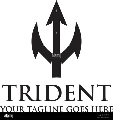 Diseño del logotipo Trident plantilla vectorial de inspiración Imagen