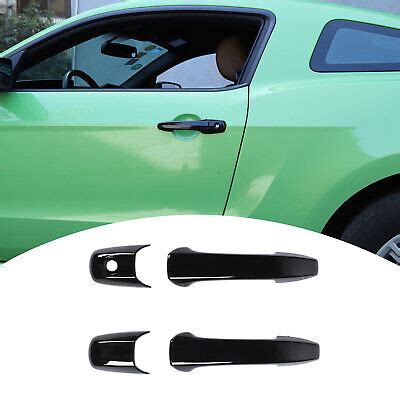 Pcs Abs Black Door Handle Cover Trim For Ford Mustang