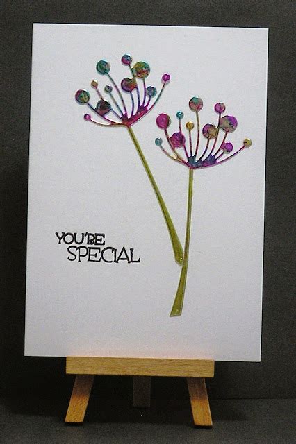 Cathy's Card Spot: Alcohol Ink Flowers