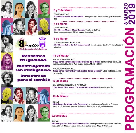 Numerosas Actividades Para Celebrar El Día Internacional De La Mujer