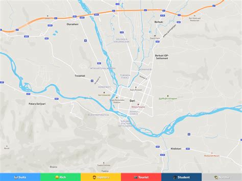 Gori Neighborhood Map