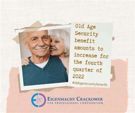 Old Age Security Benefit Amounts To Increase For The Fourth Quarter Of