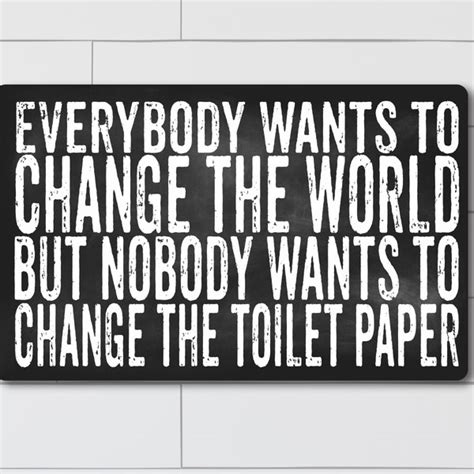 Be The Change Toilet Paper Etsy