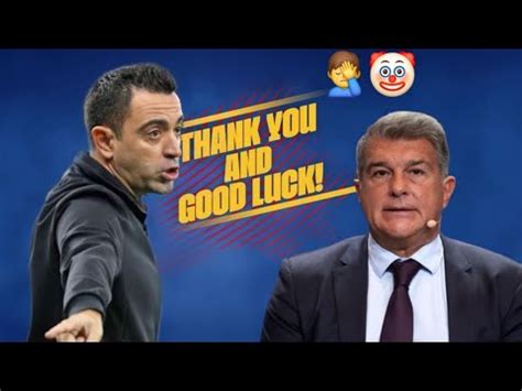 XAVI BIENTÔT VIRÉ PAR LAPORTA YouTube