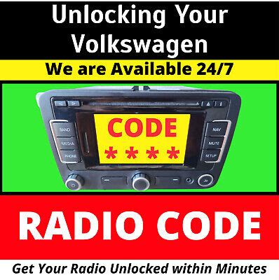 Vw Radio Unlock Code Reset Vw Stereo Pin Retrieve Volkswagen Radio