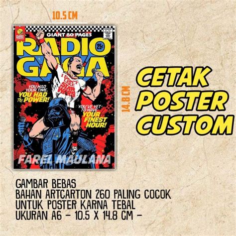 jual poster custom  poster band  poster termurah  poster