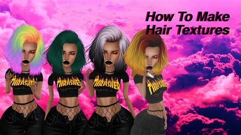 IMVU How To Make Hair Textures Using GIMP YouTube