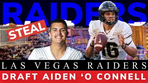 Raiders STEAL Aiden O Connell In Draft YouTube