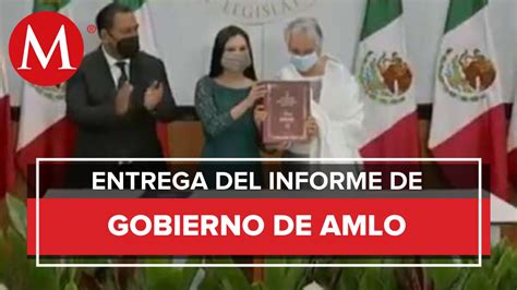 Sánchez Cordero Entrega Segundo Informe De Amlo Al Congreso De La Unión Vídeo Dailymotion