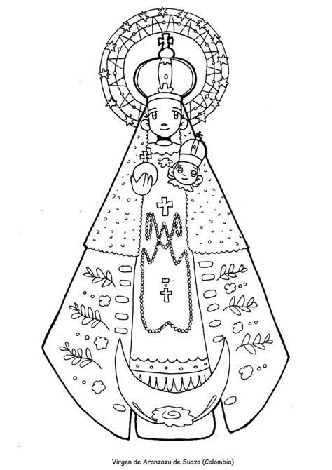 An Image Of The Virgin Mary In Black And White