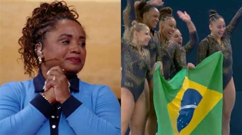 Daiane dos Santos quebra protocolo e cai no choro medalha inédita